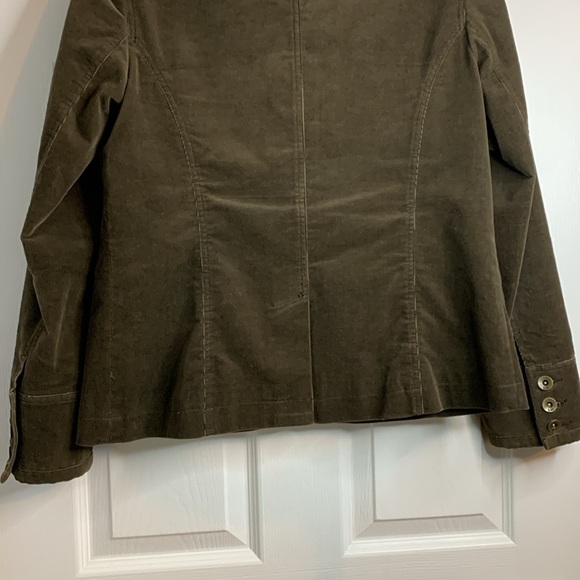 Vintage Lady Hathaway brown corduroy single breasted blazer women’s size medium - Picture 7 of 14